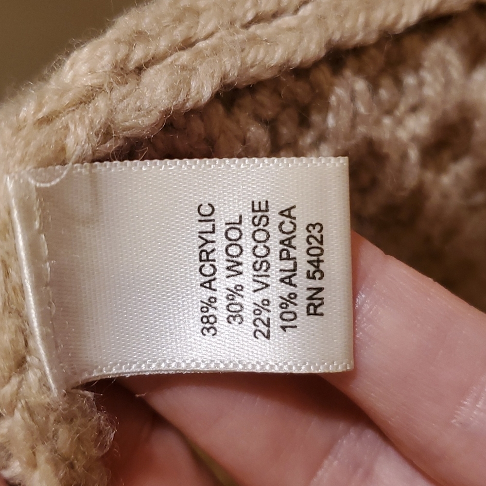 Banana Republic baige long cardigan with pockets - Picture 3 of 4